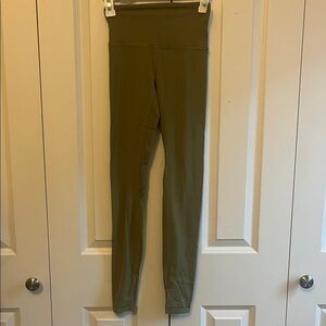 Lululemon Athletica Olive Green Leggings